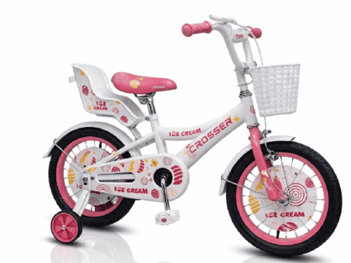 Roze bicikla 16" ICE CREAM