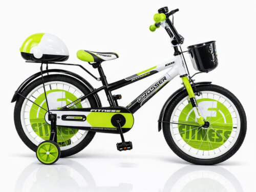 Bicikla 20“ Fitness crno–zelena