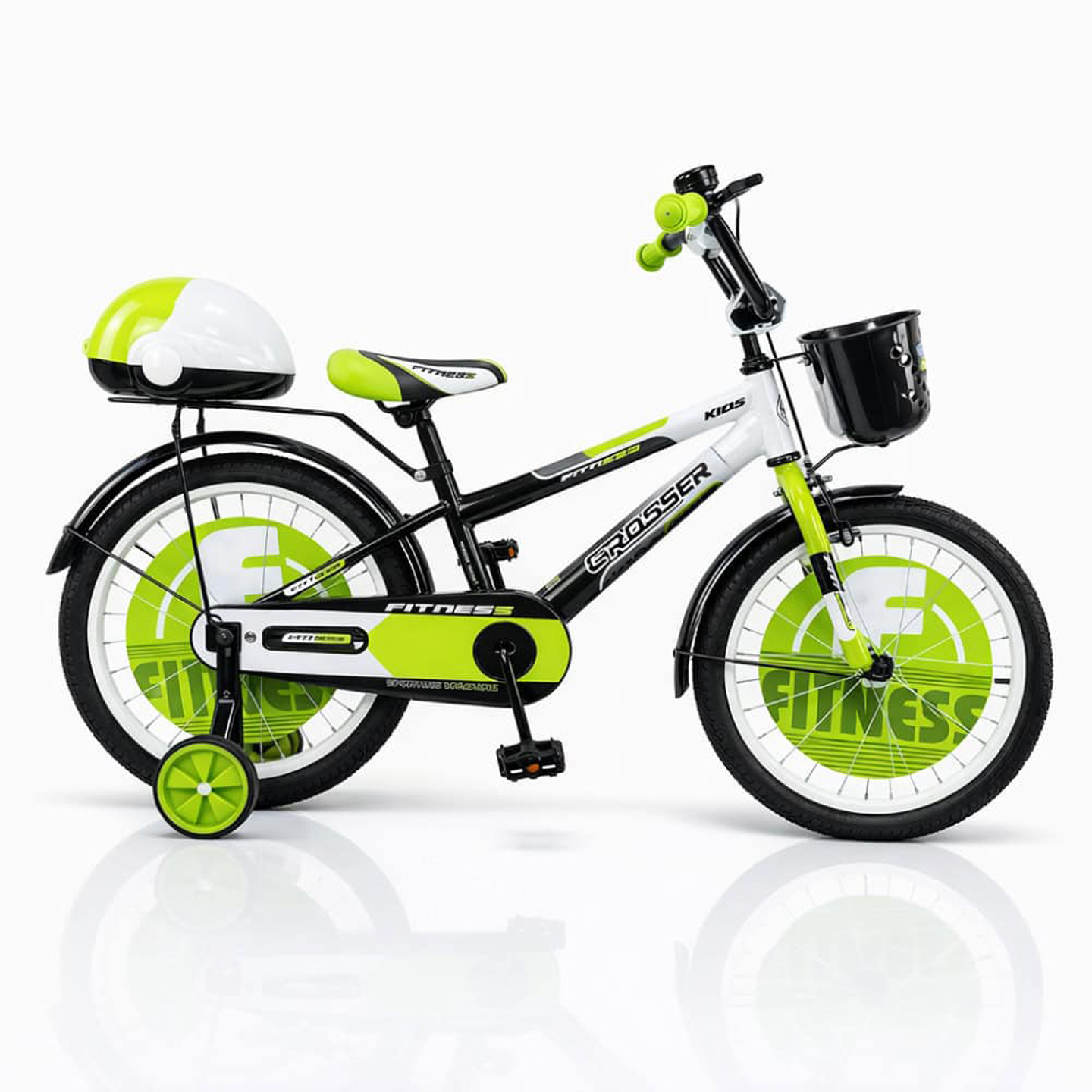 Bicikla 20“ Fitness crno–zelena