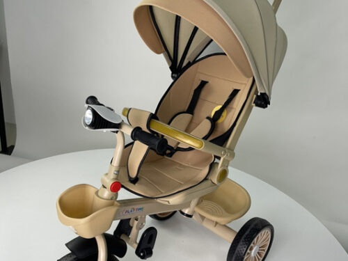 Tricikl sa oborivim sedištem 4001 krem