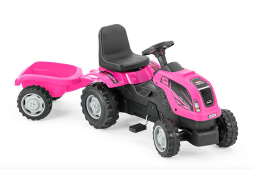Traktor na pedale sa podesivim sedištem 956 roze