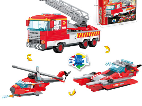 Slagalica kocke COGO vatrogasni set 3086