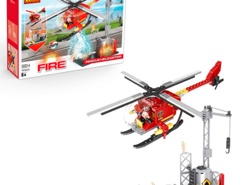 Slagalica kocke COGO vatrogasni helikopter