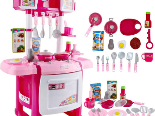 KUHINJA-ZA-DECU-ČESMA-SUDOPERA-roze