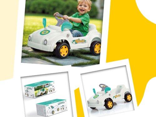 Auto na pedale Smart beli