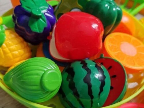 Edukativna igračka voće i povrće sa čičak trakom 55 elementa