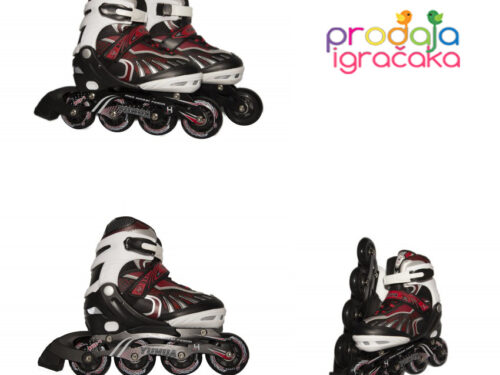 Roleri YH a-002 red veličina 35-38